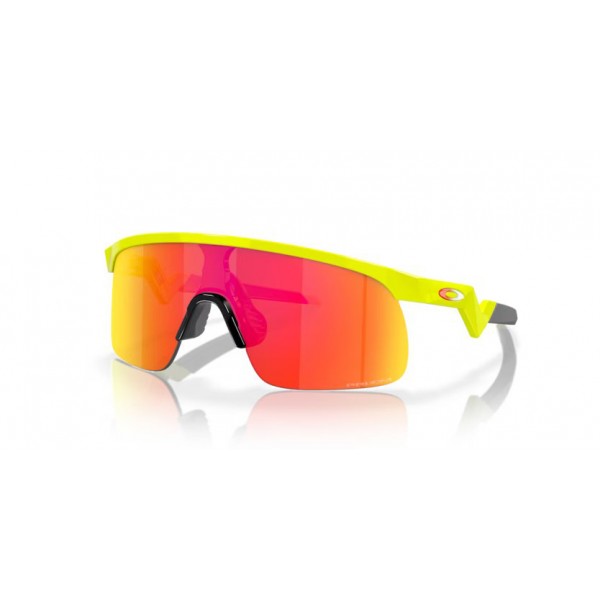 Oakley Resistor Junior Balle de Tennis Jaune avec Lunettes Prizm Ruby