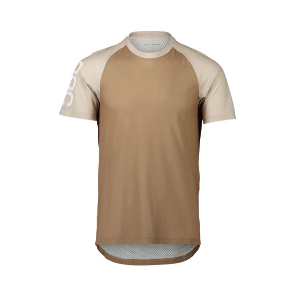 Maillot Poc Mtb Pure Tee (Jasper Brown/Lt Sandstone Beige)