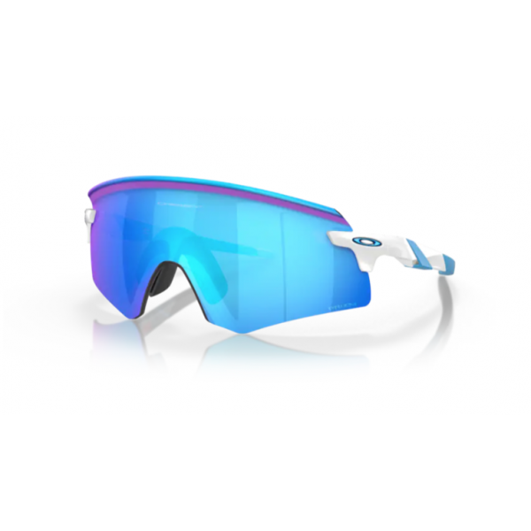 Oakley Encoder Polished White Prizm Sapphire Sunglasses