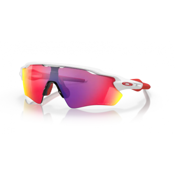 Oakley Radar Ev Path Polished White avec lunettes de route Prizm