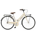 Bicicletta Da Passeggio Velomarche Via Veneto Allure 6v Donna (Beige Cappuccino)