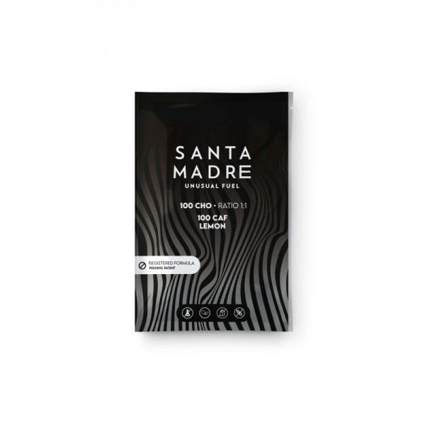 Boisson Glucidique Santa Madre Unusual Fuel 100cho 107gr (Citron + Caféine)