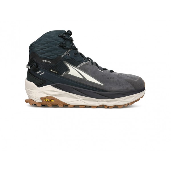 Altra M Olympus 5 Hike Mid Gore-Tex Shoes (Black/Grey)