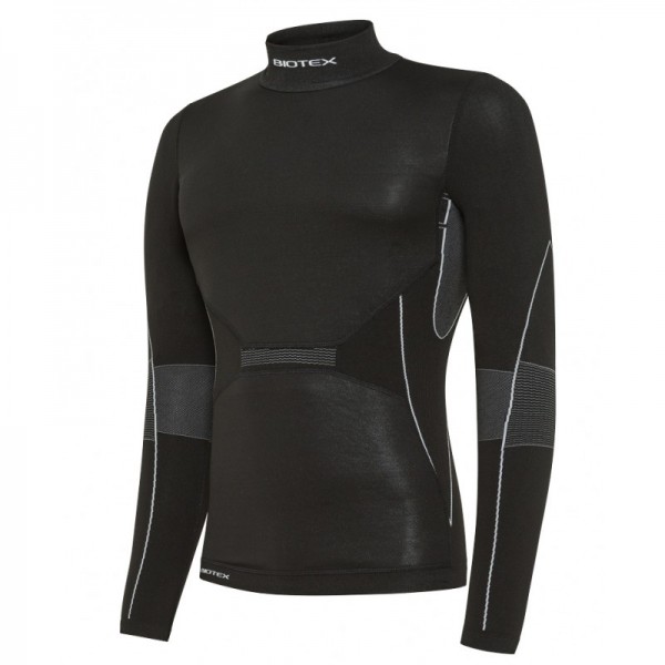 Biotex Windproof Seamless Turtleneck (Black)