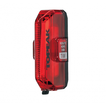 Topeak Fanalino Posteriore A Led Rosso RedLite Aero USB 1W Cob Led