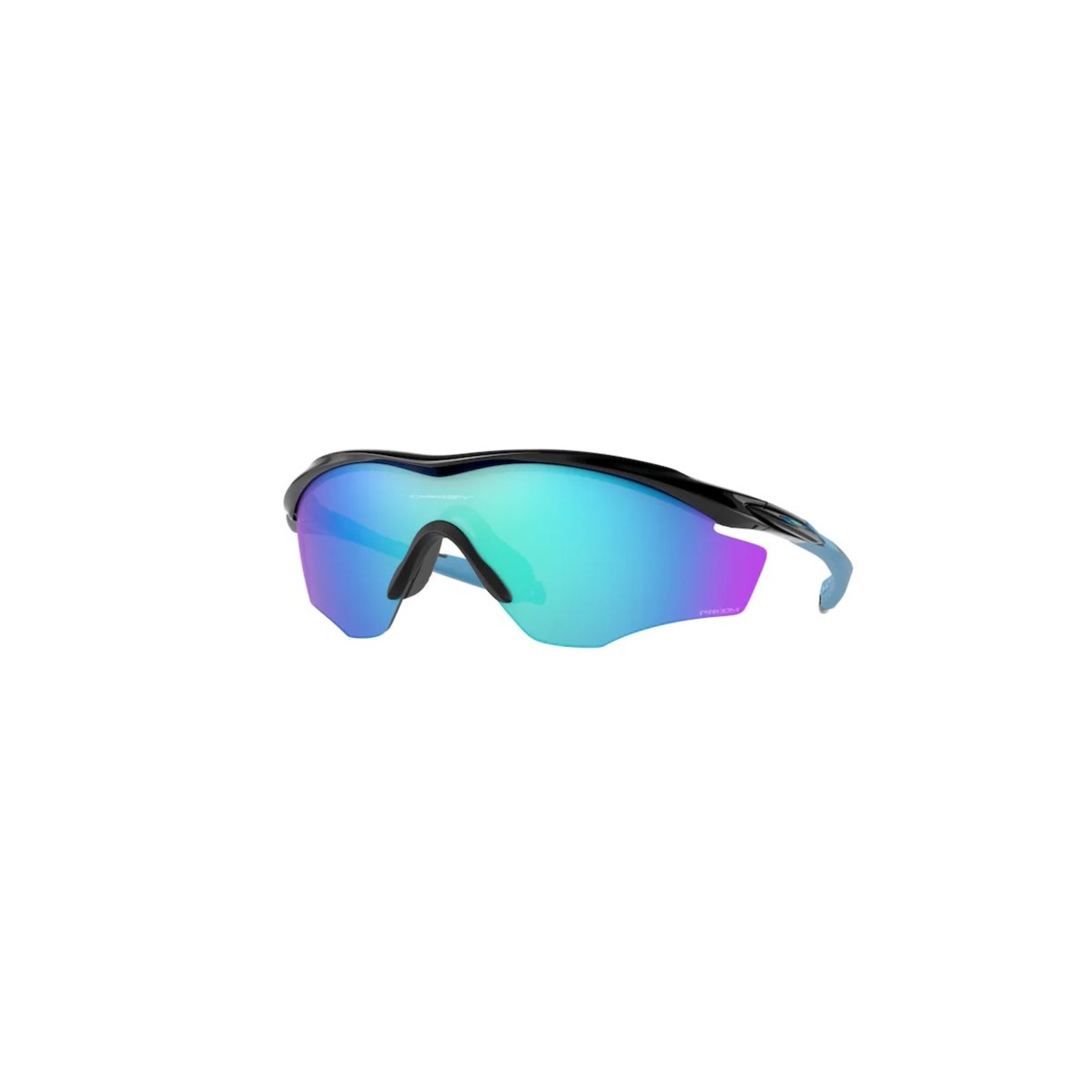 Oakley M2 Frame Xl Polished Black Prizm Sapphire Sunglasses 