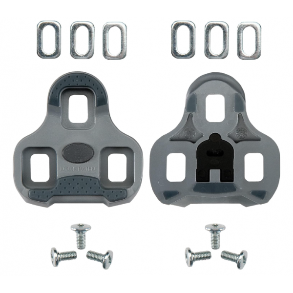 Kit Tacchette Pedali Look Keo Grip Grigio 4,5°