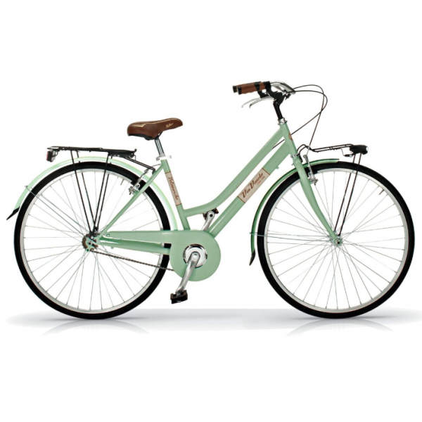 Bicicletta Da Passeggio Velomarche Via Veneto Allure 1v Donna (Verde Giulietta)