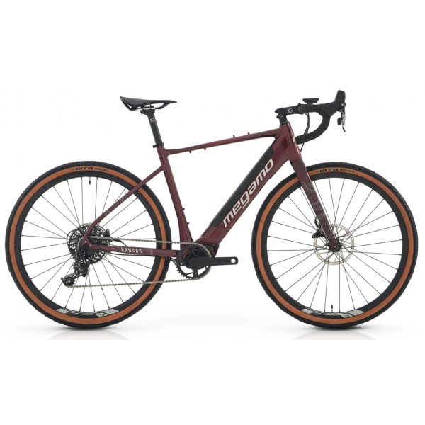 E-Bike Gravel Megamo Kansas 2025 (Garnet)