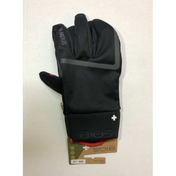 Guanti Bios Wind 2 Finger Black/Graphite