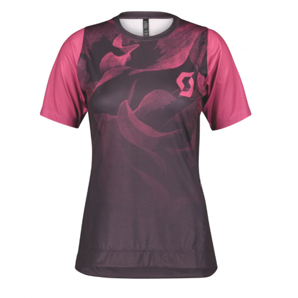 Scott Women's Trail Vertic Pro Jersey (Pink / Purple)