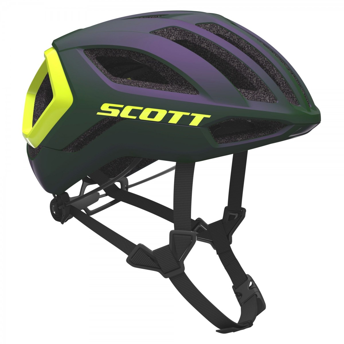 Scott Centric Plus Helmet Prism Green Radium Yellow