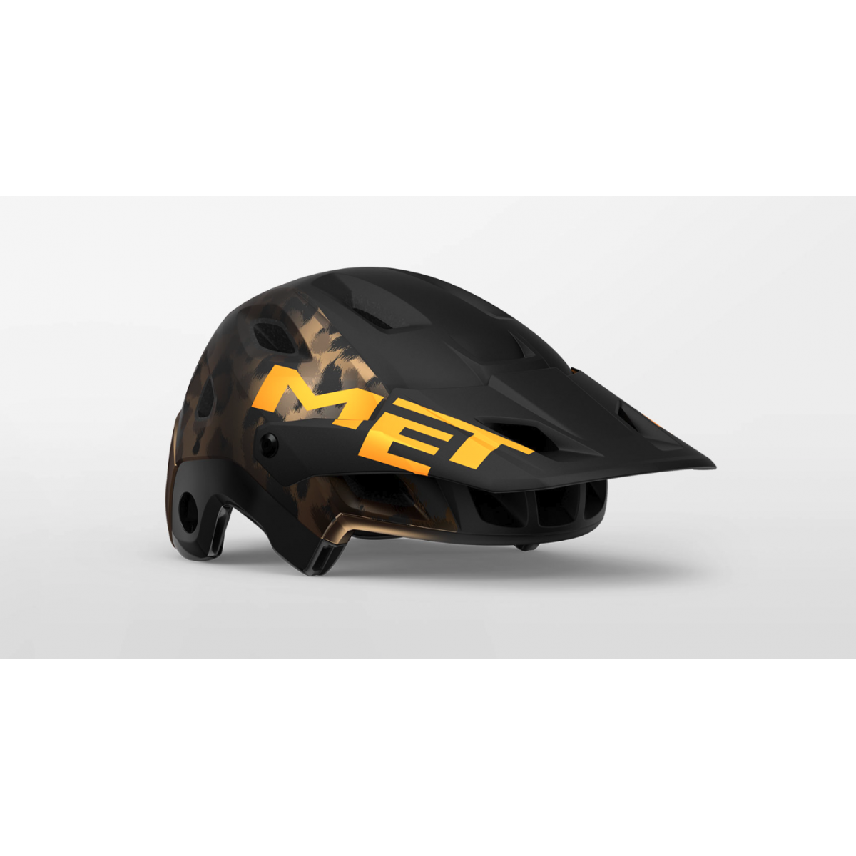 Met Parachute Mcr Mips Full Face Helmet Orange Bronze Matt